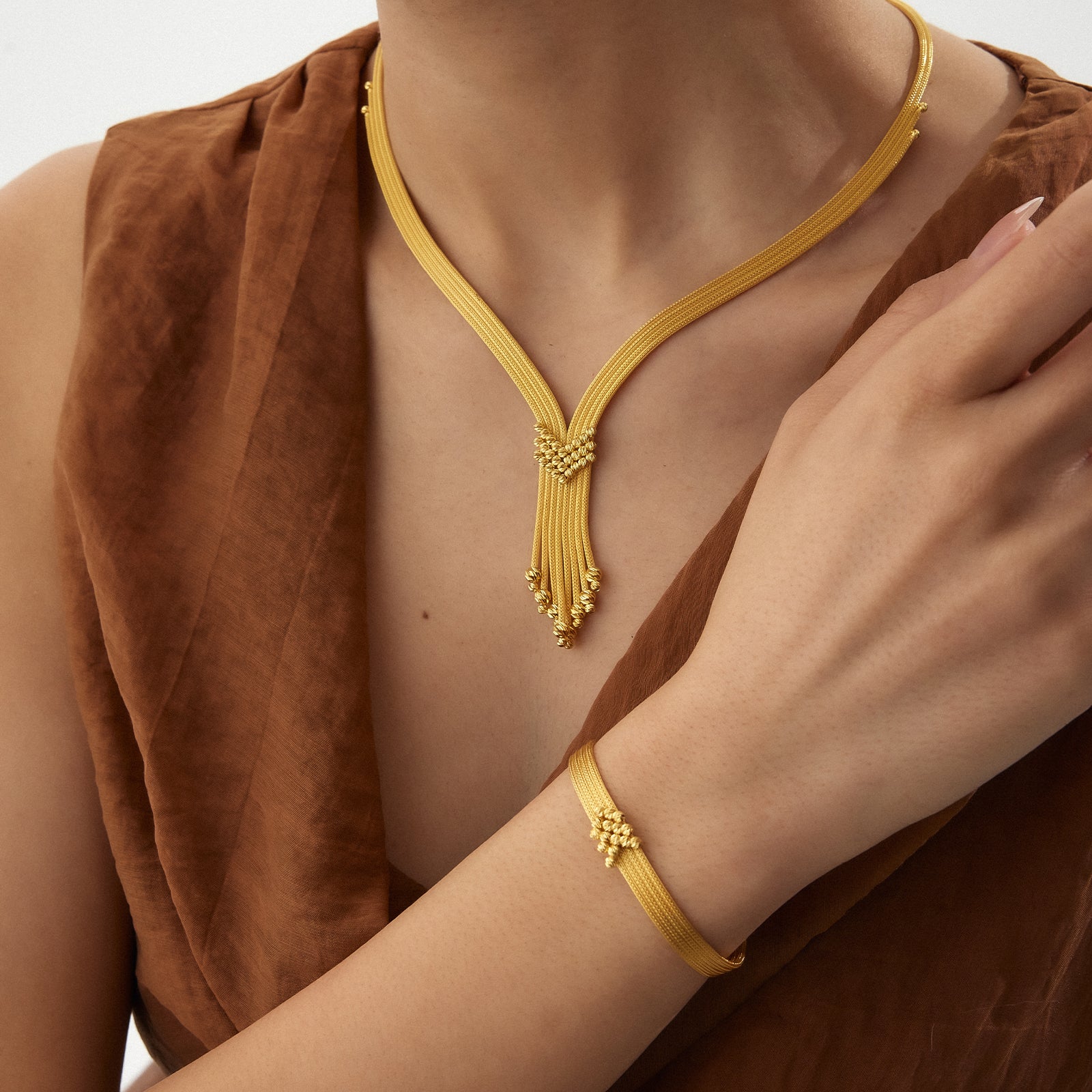 Tramonto Kalze Altın Set