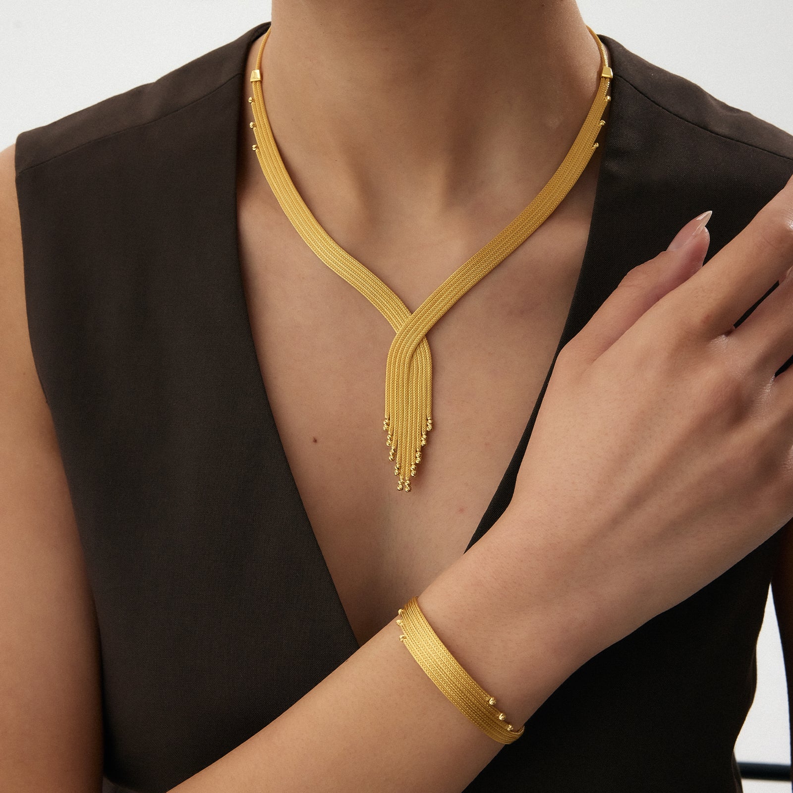 Dia Kalze Altın Set - TS00002