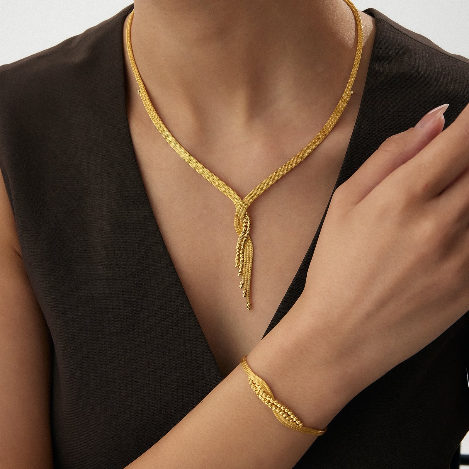 Sunny Kalze Altın Set - TS00005