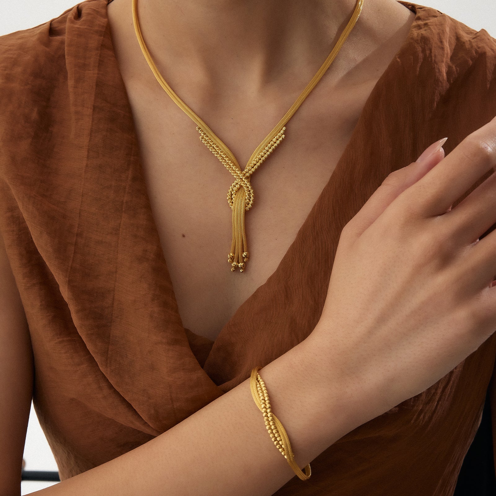 Sunrise Kalze Altın Set - TS00010