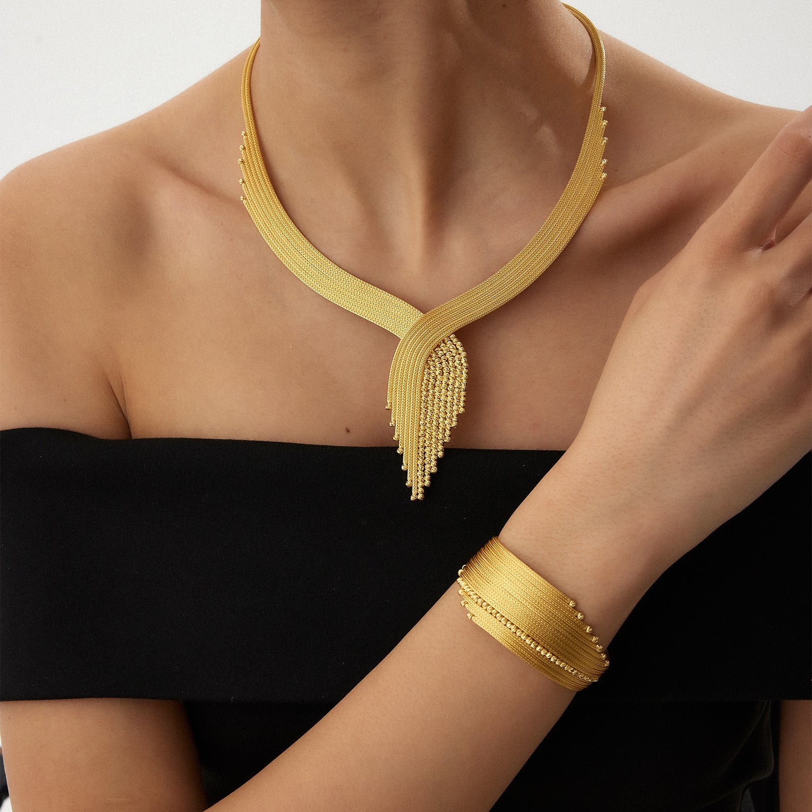 Shine Kalze Altın Set - TS00027