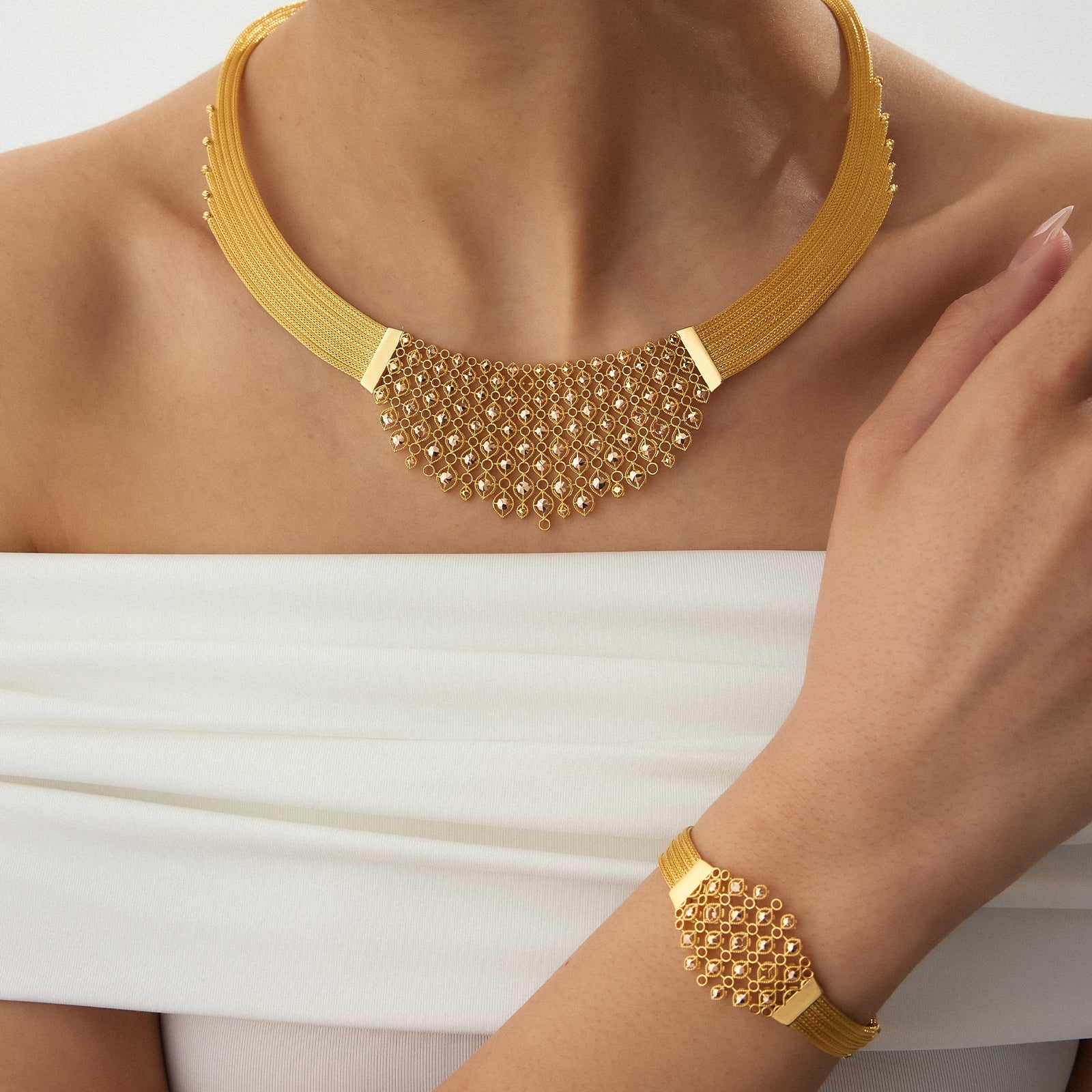 Shining Kalze Altın Set - TS00030
