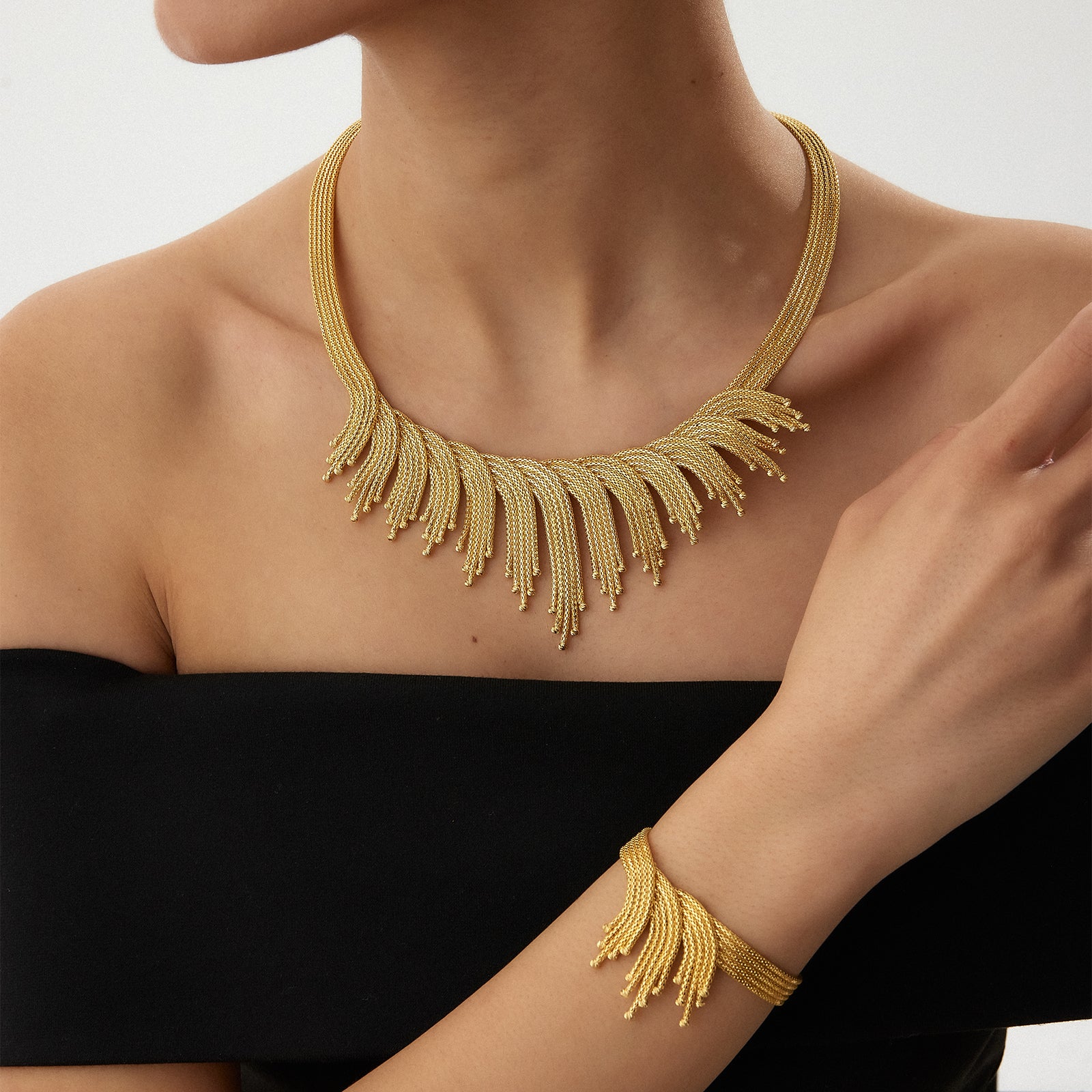 Summer Sun Kalze Altın Set - TS00038
