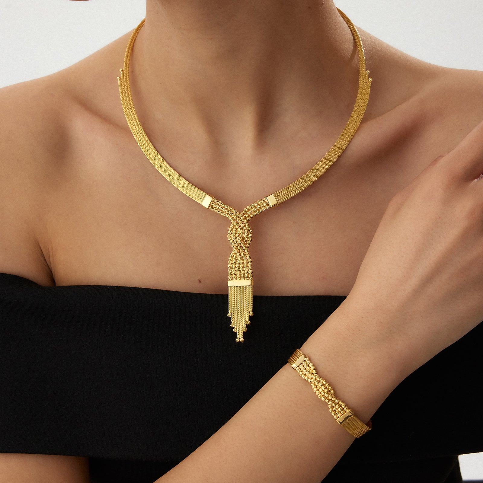 Summer Story Kalze Altın Set - TS00042