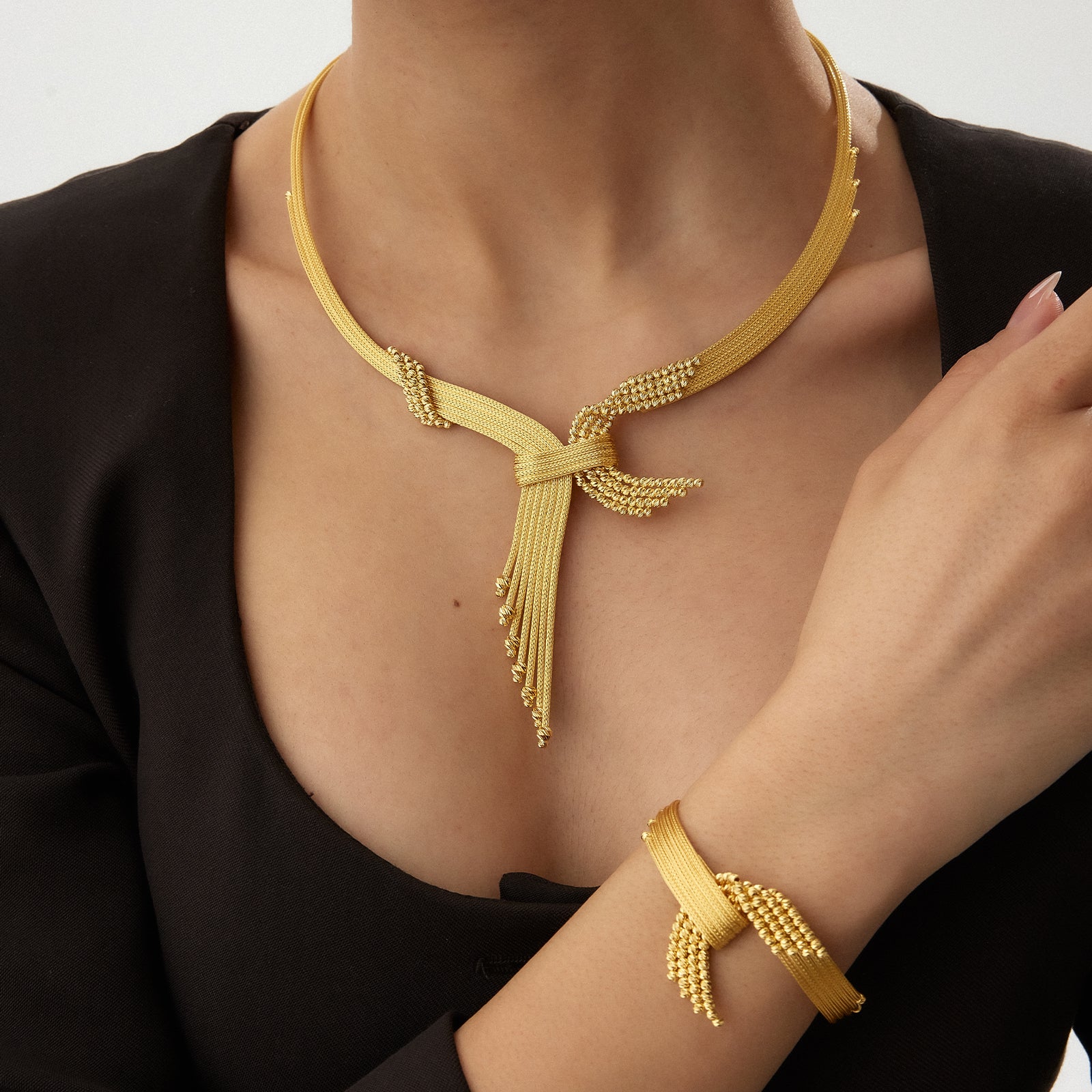Bonito Kalze Altın Set - TS00044