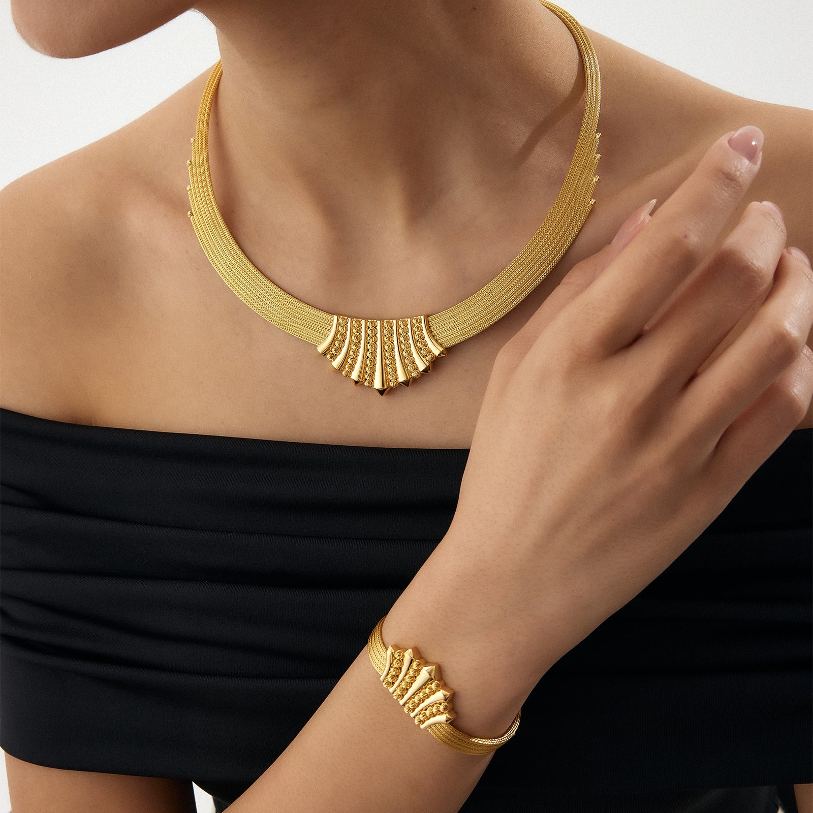Estate Kalze Altın Set - TS00052